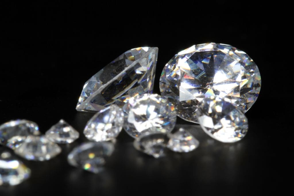 Cubic Zirconia White Gemstones
